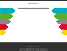 Tablet Screenshot of gameret.com